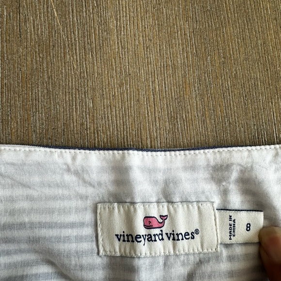 Vineyard Vines Navy and White Striped Mini Skirt - Picture 3 of 7